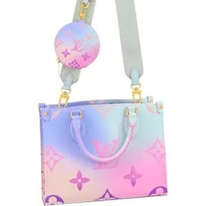 Sunset Pastel Multicolor Louis Vuitton Bag ( Comes with strap and pouch)